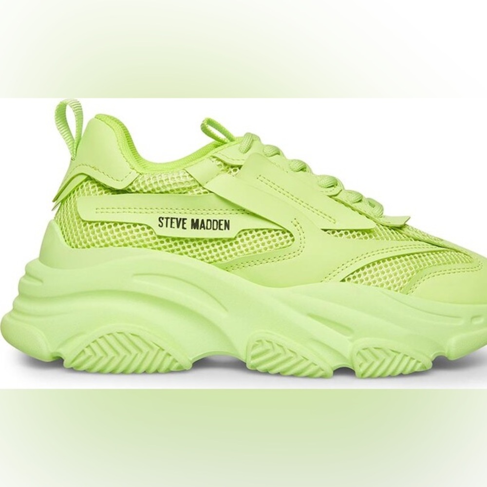 Steve Madden possession chunky sneaker green